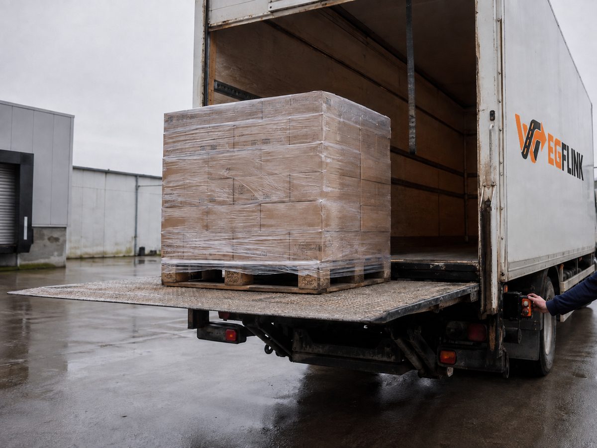 7,5-Tonner beim Beladen